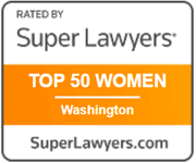 Rated by Super Lawyers Top 50 Women Washington Superlawyers.com